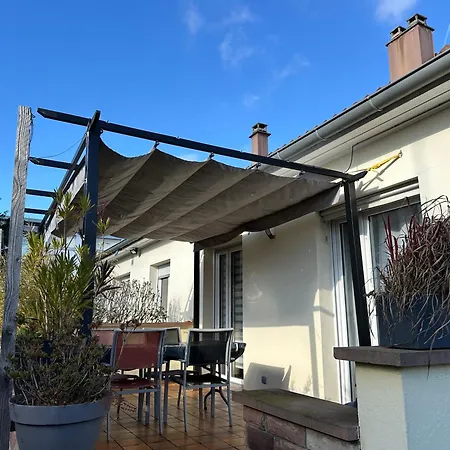 Rare Maison Moderne Proche Centre Avec Jardin Parking Gratuit Nyaraló Colmar